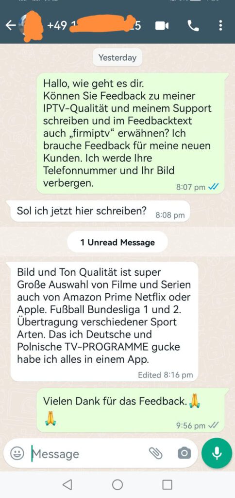 What our customers say about us